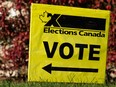 An Elections Canada vote sign